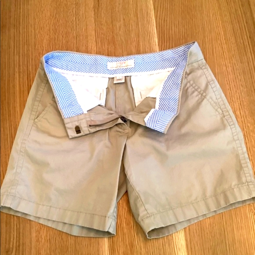 Tan J crew broken in chino